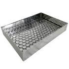 Escorredor De Óleo Fritura Pequena Industrial Inox 35cm x 25cm Resistente