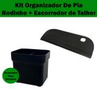 Escorredor De Talheres Kit Rodinho De Pia Compacto Seca Tudo