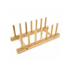 Escorredor Pratos Organizador Multiuso Decoração Bambu