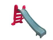 Escorregador Infantil Tamanho médio Rosa c/ azul claro super resistente e divertido - Perfeito para crianças de até 7 an
