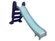 Escorregador Playground infantil Tamanho Médio Azul Claro c/ Azul Escuro 3 degraus Divertido e resistente Para as crianç