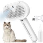 Escova a vapor LACOKI Cat Steamy 3 em 1 com limpeza automática e névoa