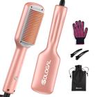 Escova Alisadora de Cabelo SDLOGAL - 5 Temperaturas, Aquecimento Rápido, Rose Gold