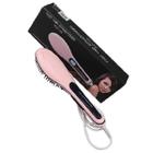 Escova Alisadora De Cabelo Straightener Hqt-906 Rosa Bivolt