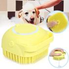 escova banho lava pelo dog pets Dispenser shampoo cor variada - ZEM