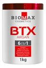 Escova Btox Alisamento Biomax Argan Redutor Potente