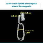 Escova Cabo Flexível Limpeza Mangueira Filtro Cânister 1,5M