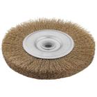 Escova circular de aço 3''x1/2''x3/8'' worker