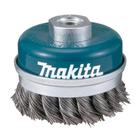 Escova de Aço para Esmerilhadeira Tipo Copo Fio Trançado 100mm Makita D-55223