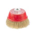 Escova de aço tipo copo ondulada 4" - 746059 MTX