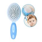 Escova de Cabelo Baby Azul para Bebês com Cerdas Ultrafinas Ricca