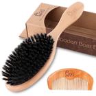 Escova de cabelo BLACK EGG Boar Bristle para mulheres, homens e crianças e extras