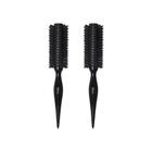 Escova De Cabelo Ricca Ref 1397 Black Porcupine 23-Kit C/2Un