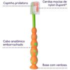 Escova de dente +3 anos laranja Baby Bath