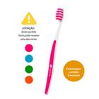 Escova de Dente Clear Up Slim com 3 Unidades (Cores Sortidas) Multi Saúde - HC584 - Multilaser Saúde