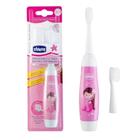 Escova De Dente Eletrica Infantil Sereia Rosa E Refil Chicco