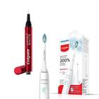 Escova de Dente Elétrica Philips Colgate SonicPro 10 + Caneta Clareadora Dental Luminous White 2,5ml