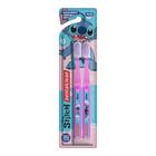 Escova de Dente Infantil Stitch DentalCelan Leve 2 (Macia) - Rosa - DentalClean