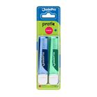 Escova de Dente Portatil Para Viagem Pratic JadePro Blister Com 2 Un