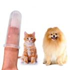 Escova De DenteS De Dedo Silicone Para Pets Gatos E Cachorros