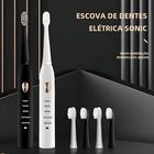 Escova de Dentes Elétrica Adulto - 5 Modos, USB, IPX7 à Prova d'Água