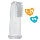 Escova de Dentes Infantil Massageadora 100% Silicone BPA free 4 a 24 meses