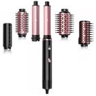 Escova de secador de cabelo SKIMI Blow Dry Brush 110.000 RPM preta e rosa dourada