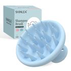 Escova de shampoo para massageador de couro cabeludo SHINLEA Silicone Blue