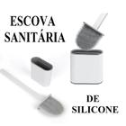 Escova De Silicone Vaso Sanitário Base Para Banheiro Privada Prático