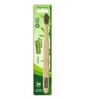 Escova Dental Bamboo e Carvão Ativado Biodegradável 34 tufos - Orgânico Natural