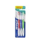 Escova Dental Clean Action Macia com 3 Unidades Bianco