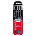 Escova Dental Colgate Slim Soft Black Macia Cores Sortidas 3 Unidades