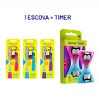 Escova Dental Infantil Dosadora Angie + Dental Timer Kit