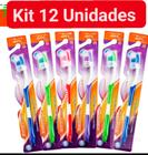 Escova Dental Macia Adulto Kit 12 unidades