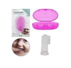 Escova Dental Massageador Gengiva Bebe Com Estojo - Bpa Free - Casa Mix