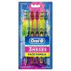 Escova Dental Oral-B Color Collection Pack Familia 5 Unidades