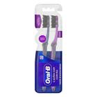 Escova Dental Oral B Complete Charcoal 5 Ações Com Carvão 2 Un