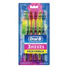 Escova Dental Oral-B Pack Família Com 5 - Oral B