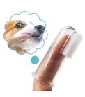 Escova Dental Pet De Silicone Kit 3 Unidades Envio Rápido