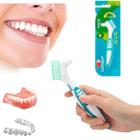 Escova Dente Para Idosos Limpar Limpea Higiene Da Dentadura Dentes Original - Condor