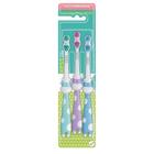 Escova Dentes Infantil Cerdas Extra Macias Bichinhos KIT 3