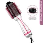 Escova Eletrica 3em1 Secadora Modeladora Alisadora de Cabelo Glamour 3D 1200w de Potencia Gama 220v