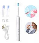 Escova Elétrica Higiene Oral 3 Modos Limpeza Recarregável Cor Branco Dnt01