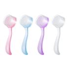 Escova facial de 8pcs, escova de limpeza facial com tampa para limpeza e esfoliante-scrubber para massagear e esfregar sua pele