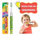 Escova infantil crayola c/ luz 60 pisca segundos gum