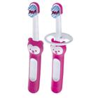 Escova Infantil Mam Baby's Brush Rosa 2 Unidades