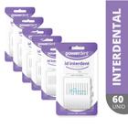 Escova Interdental Cilíndrica 2mm (Branca) 10 unidades Powerdent - 6 Cartelas