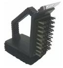 Escova para Limpar Grelha com Espátula 3x1 em Inox 14.5 cm - Mimo Style - AC19199