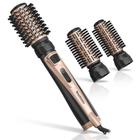 Escova para secador de cabelo Beautimeter 3 em 1, rotativa automática, ondulação, preta