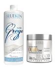 Escova Progressiva Grego 1L+Máscara Ouro Branco 500G Blueken